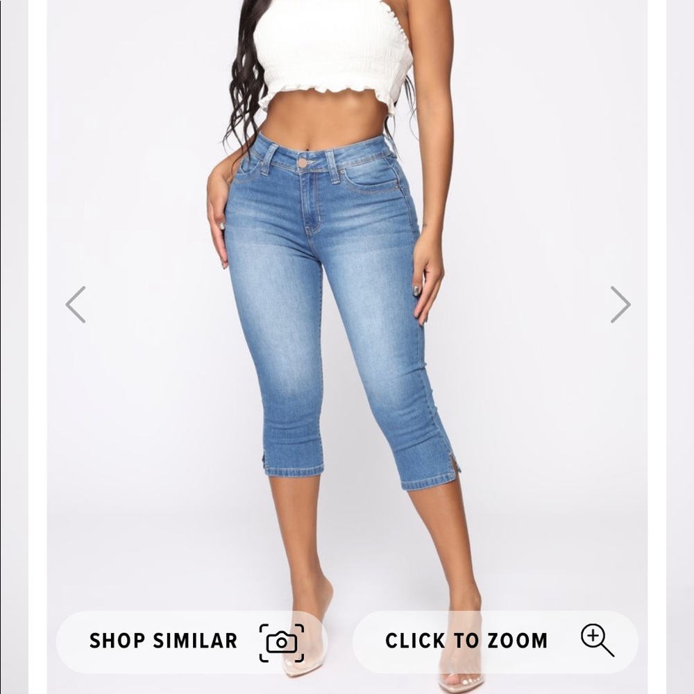 Fashion Nova You Deserve Crop Jean